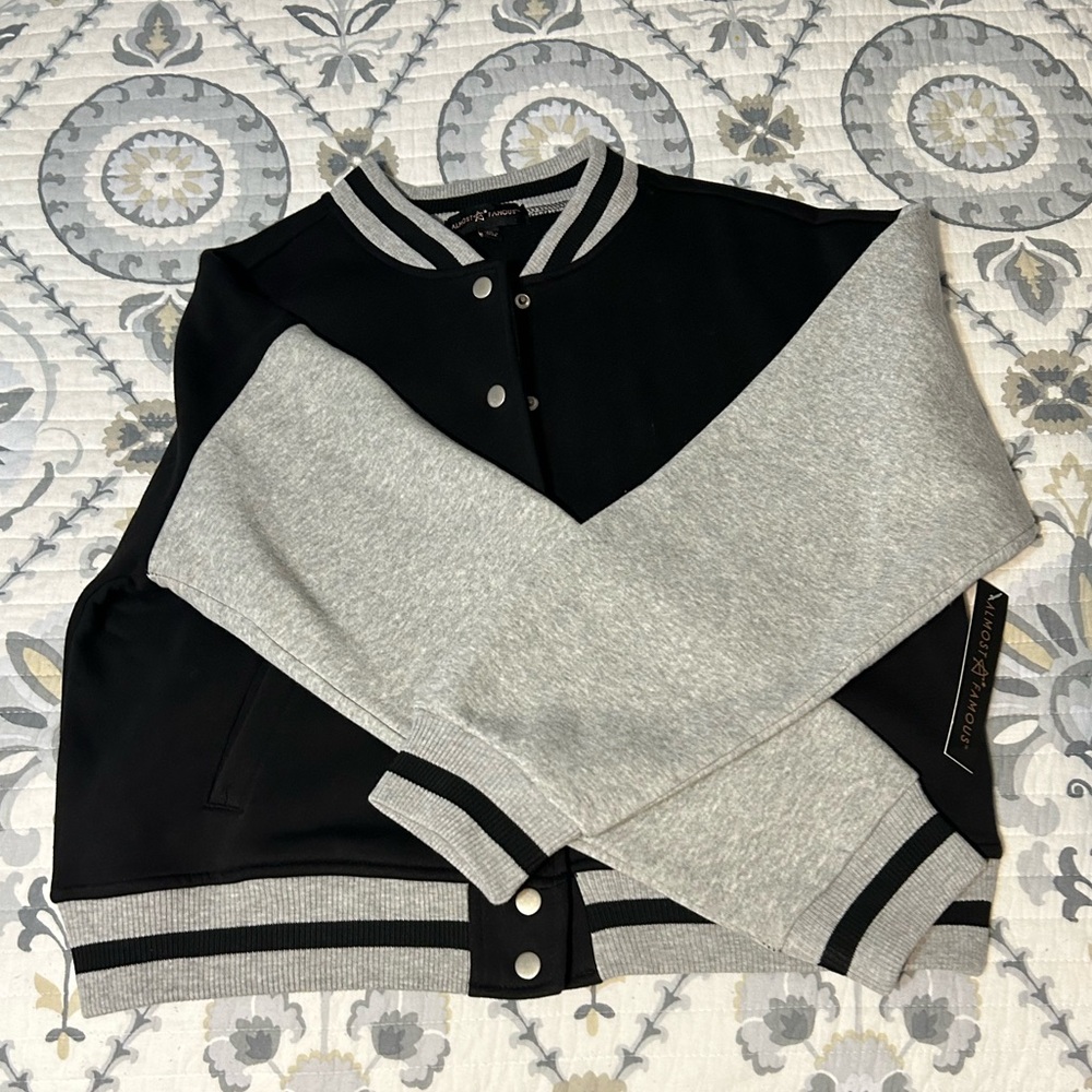 NWT varsity bomber jacket